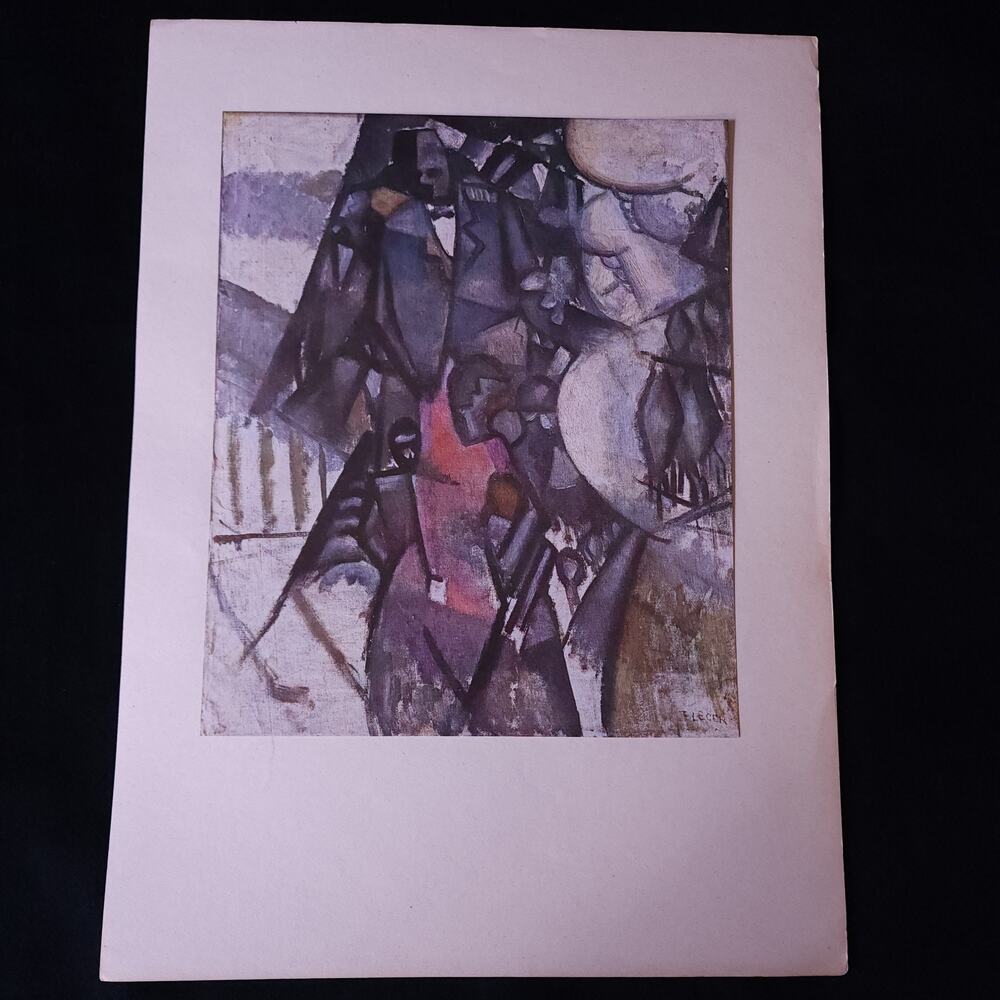 1947 After Fernand Léger Circus 1st Edition Period Parisian VTG Lithograph Art